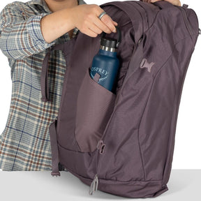 Osprey Fairview 40 Travel Pack zaino da viaggio donna da 40L con cinghie di compressione StraightJacket schienale regolabile e maniglia laterale per trekking e bagaglio a mano