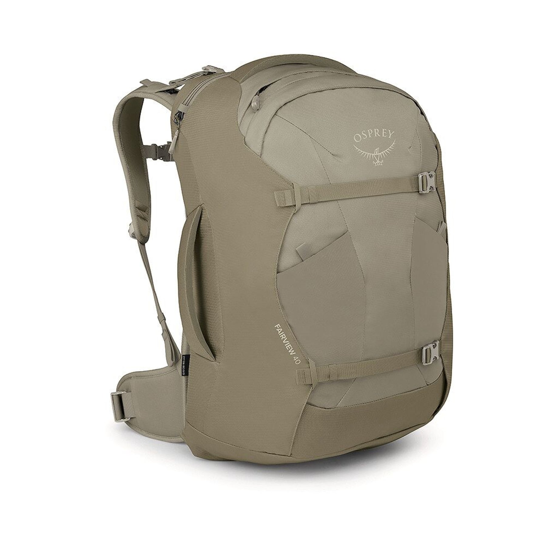 Osprey Fairview 40 Travel Pack zaino da viaggio donna da 40L con cinghie di compressione StraightJacket schienale regolabile e maniglia laterale per trekking e bagaglio a mano