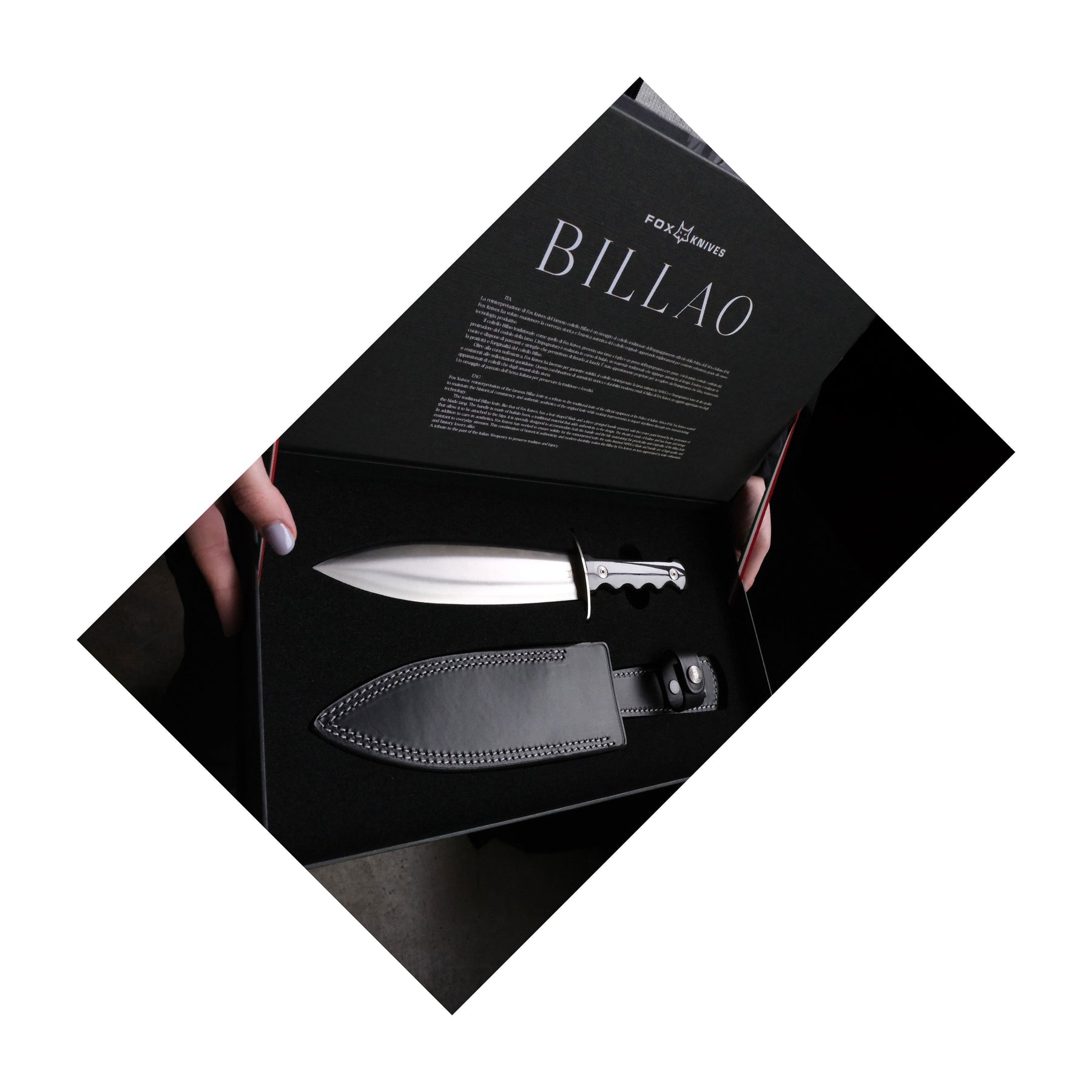 FOX | BILLAO - Coltello a lama fissa - BackPacco - BP-FOX-FX-654-CR