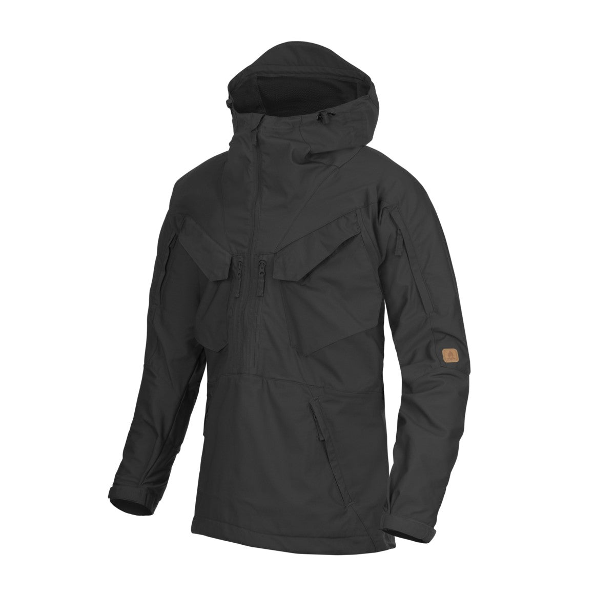 Giacca Helikon-Tex Pilgrim Anorak Jacket colore Black, vista frontale