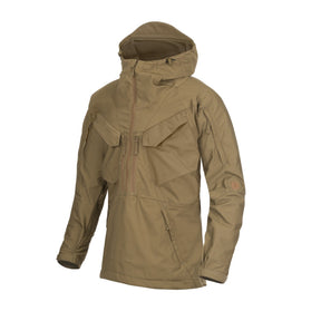 Giacca Helikon-Tex Pilgrim Anorak Jacket colore Coyote, vista frontale