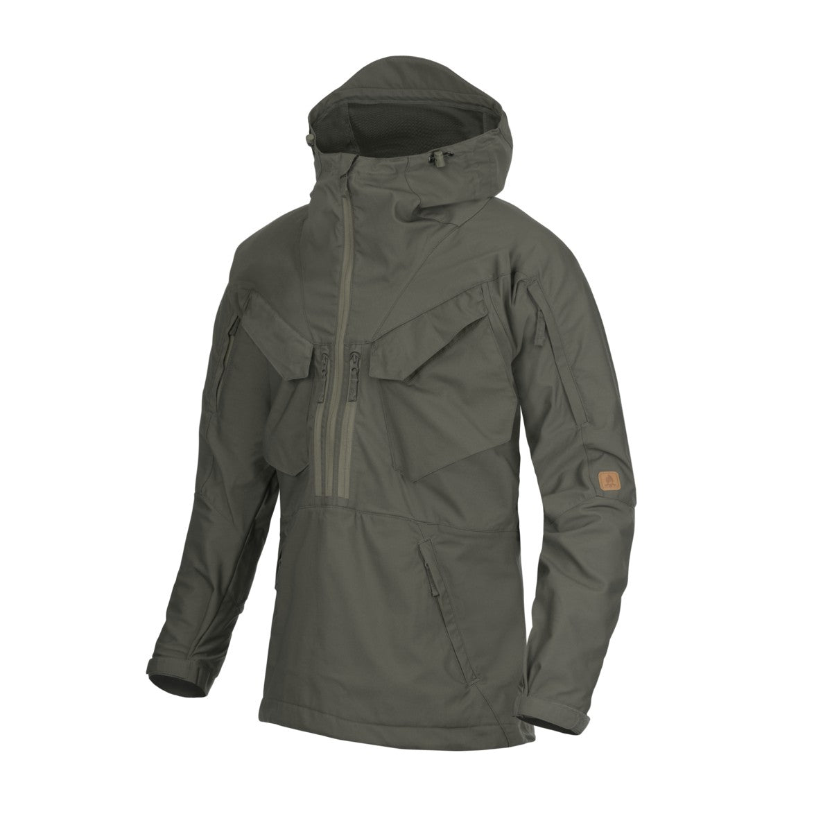 Giacca Helikon-Tex Pilgrim Anorak Jacket colore Taiga Green, vista frontale