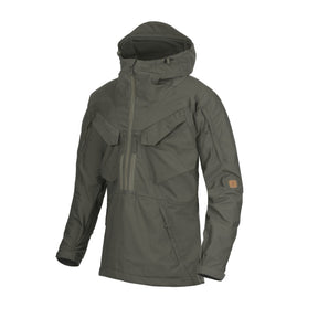 Giacca Helikon-Tex Pilgrim Anorak Jacket colore Taiga Green, vista frontale