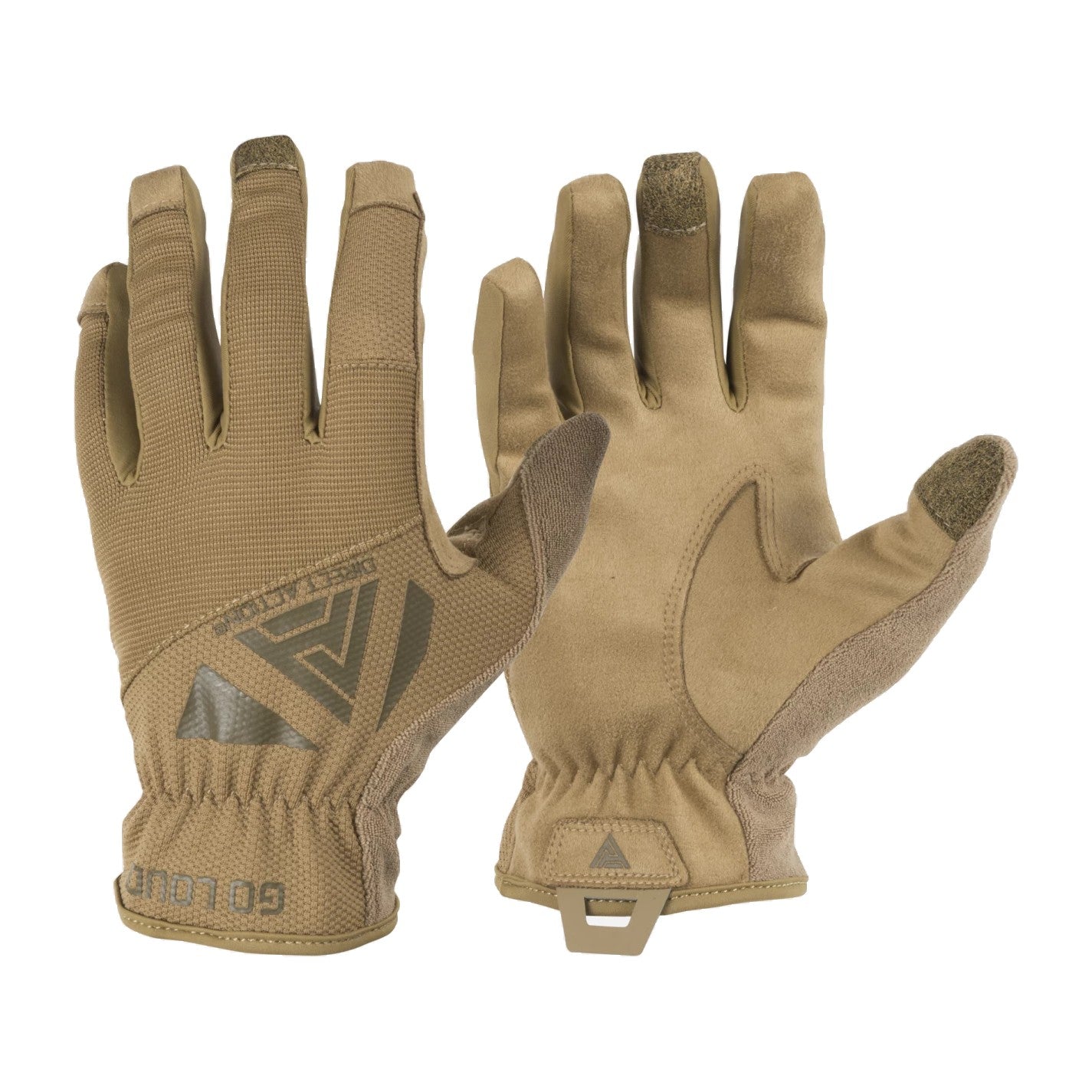 Guanti tattici Direct Action Light Gloves in misto poliestere - Coyote Brown vista 1
