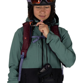 Zaino da sci e snowboard Osprey Glade 12 da 12 litri, zaino idratazione compatto e a basso profilo per attività invernali, con spallacci a contatto e cinghie regolabili, per l'attrezzatura da neve