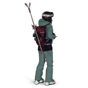 Zaino da sci e snowboard Osprey Glade 12 da 12 litri, zaino idratazione compatto e a basso profilo per attività invernali, con spallacci a contatto e cinghie regolabili, per l'attrezzatura da neve