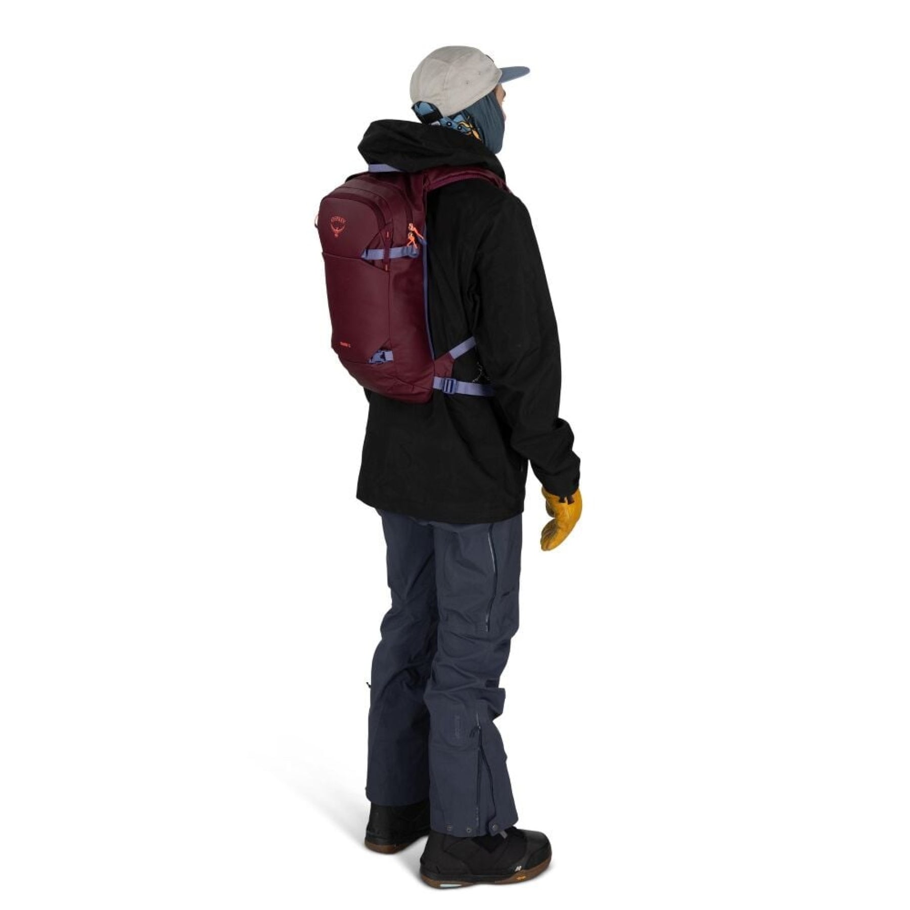 Zaino da sci e snowboard Osprey Glade 12 da 12 litri, zaino idratazione compatto e a basso profilo per attività invernali, con spallacci a contatto e cinghie regolabili, per l'attrezzatura da neve