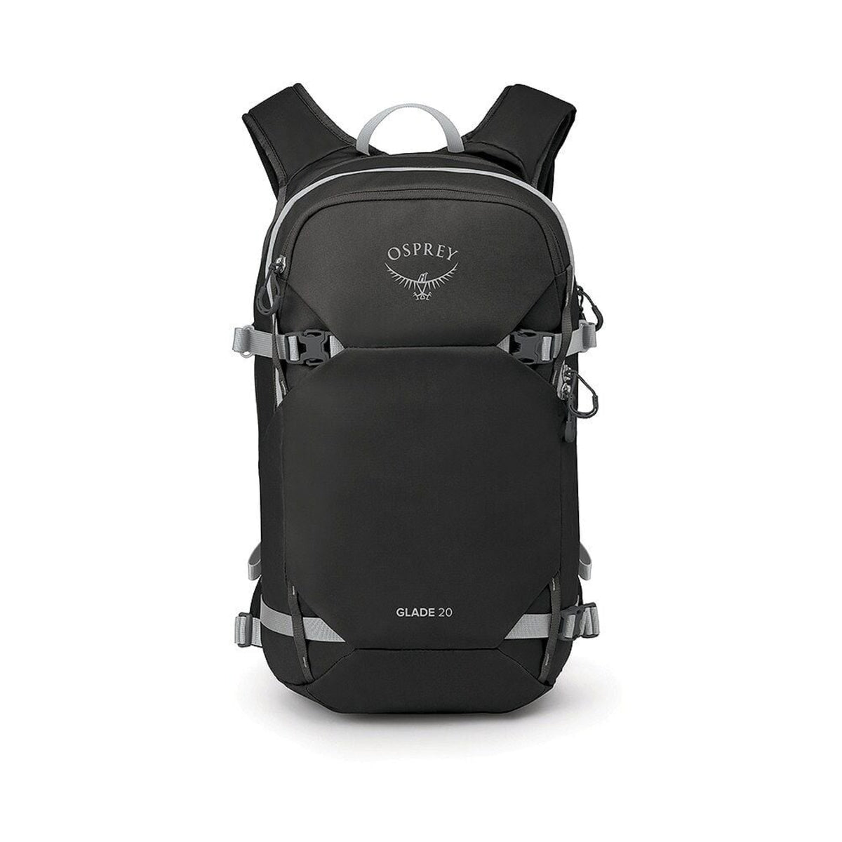 Zaino da sci e snowboard Osprey Glade 20 da 20 litri, zaino idratazione compatibile e a basso profilo per attività invernali, con spallacci a contatto e cinghie regolabili, per l'attrezzatura da neve e sicurezza