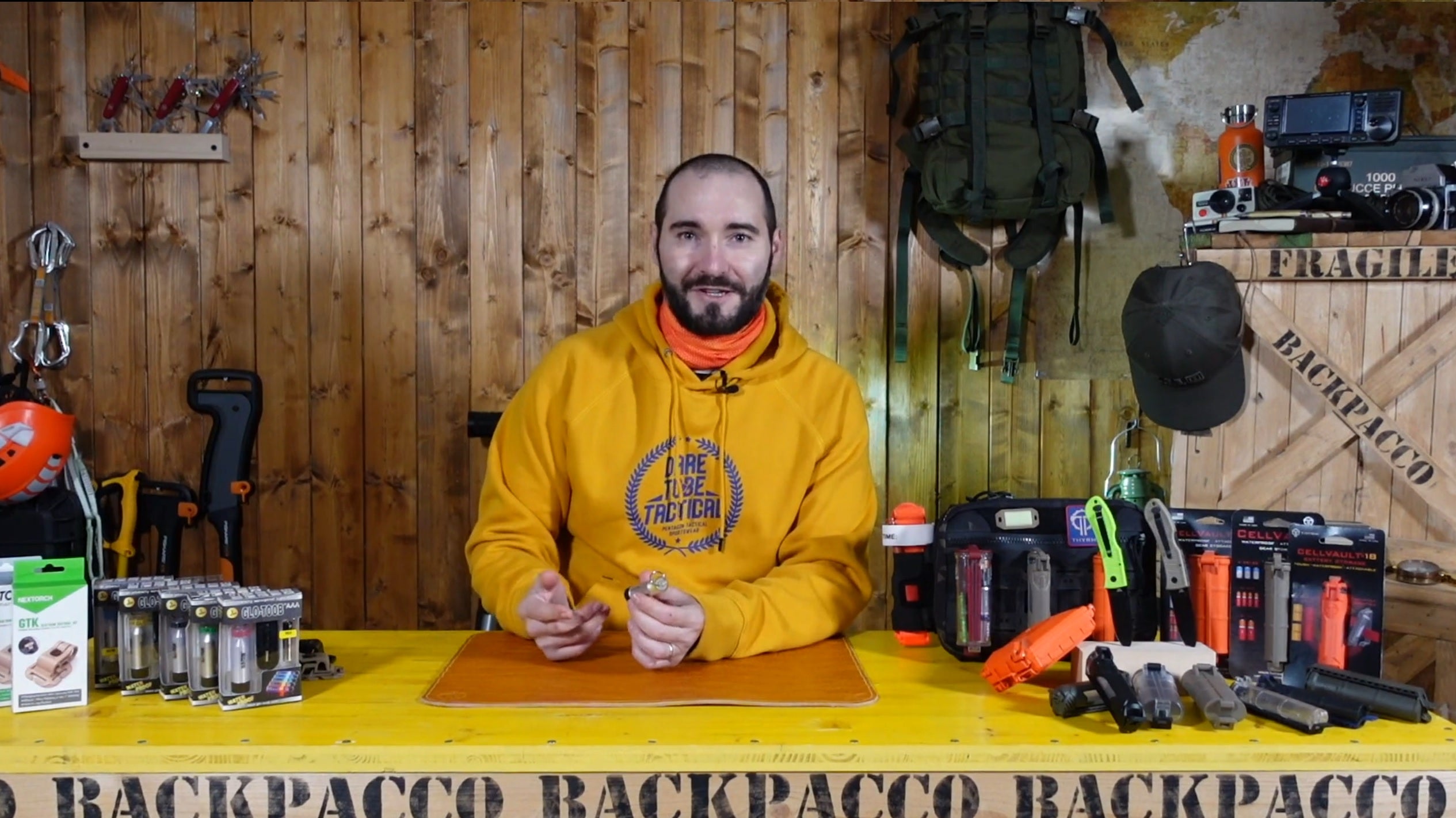 Copertina del video dove Paolo di backpacco spiega la GT-AAA Glo-Toob di NexTorch