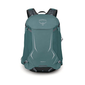 Osprey Hikelite 28 zaino da trekking da 28 litri con schienale ventilato AirSpeed in rete sospesa, tasca frontale shove-it, cintura imbottita con tasche, cinghie di compressione e copertura antipioggia integrata. Zaino tecnico per escursionismo giornaliero e outdoor.