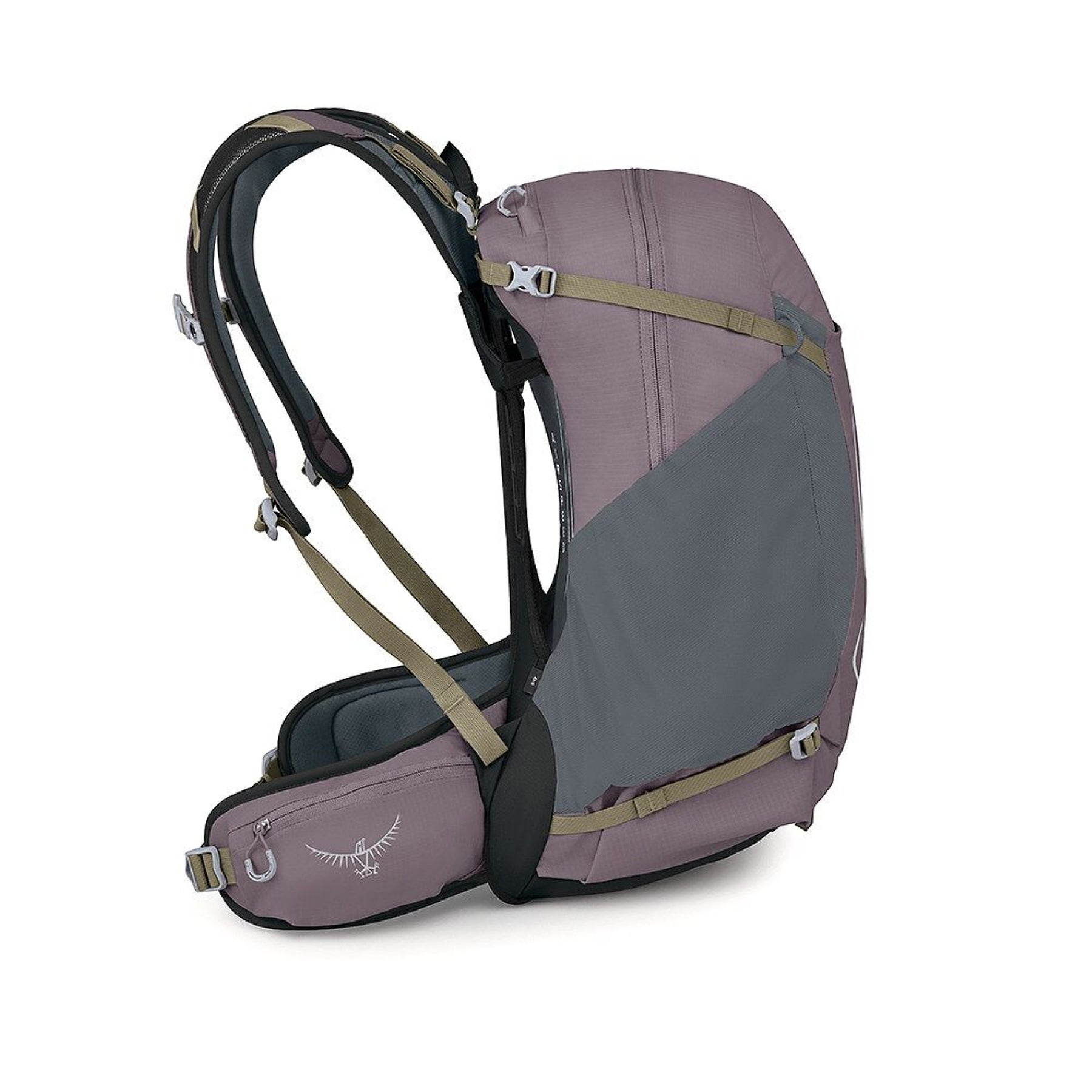 Osprey Hikelite 28 zaino da trekking da 28 litri con schienale ventilato AirSpeed in rete sospesa, tasca frontale shove-it, cintura imbottita con tasche, cinghie di compressione e copertura antipioggia integrata. Zaino tecnico per escursionismo giornaliero e outdoor.