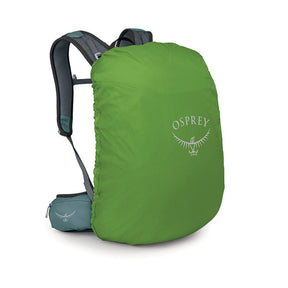 Osprey Hikelite 28 zaino da trekking da 28 litri con schienale ventilato AirSpeed in rete sospesa, tasca frontale shove-it, cintura imbottita con tasche, cinghie di compressione e copertura antipioggia integrata. Zaino tecnico per escursionismo giornaliero e outdoor.