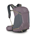 Osprey Hikelite 28 zaino da trekking da 28 litri con schienale ventilato AirSpeed in rete sospesa, tasca frontale shove-it, cintura imbottita con tasche, cinghie di compressione e copertura antipioggia integrata. Zaino tecnico per escursionismo giornaliero e outdoor.