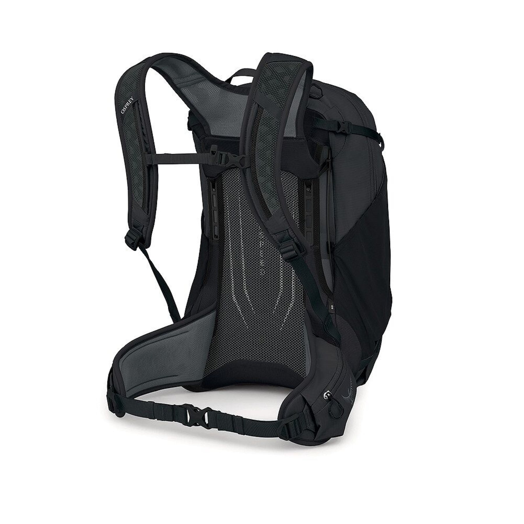 Osprey Hikelite 28 zaino da trekking da 28 litri con schienale ventilato AirSpeed in rete sospesa, tasca frontale shove-it, cintura imbottita con tasche, cinghie di compressione e copertura antipioggia integrata. Zaino tecnico per escursionismo giornaliero e outdoor.