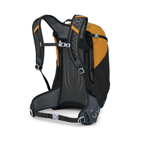 Osprey Hikelite 28 zaino da trekking da 28 litri con schienale ventilato AirSpeed in rete sospesa, tasca frontale shove-it, cintura imbottita con tasche, cinghie di compressione e copertura antipioggia integrata. Zaino tecnico per escursionismo giornaliero e outdoor.