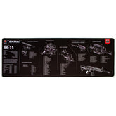 TEKMAT | AR - 15 ULTRA PREMIUM GUN CLEANING MAT - Tappetino per manutenzione armi - BackPacco - BP-TEKMAT-R44-AR15
