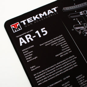 TEKMAT | AR - 15 ULTRA PREMIUM GUN CLEANING MAT - Tappetino per manutenzione armi - BackPacco - BP-TEKMAT-R44-AR15