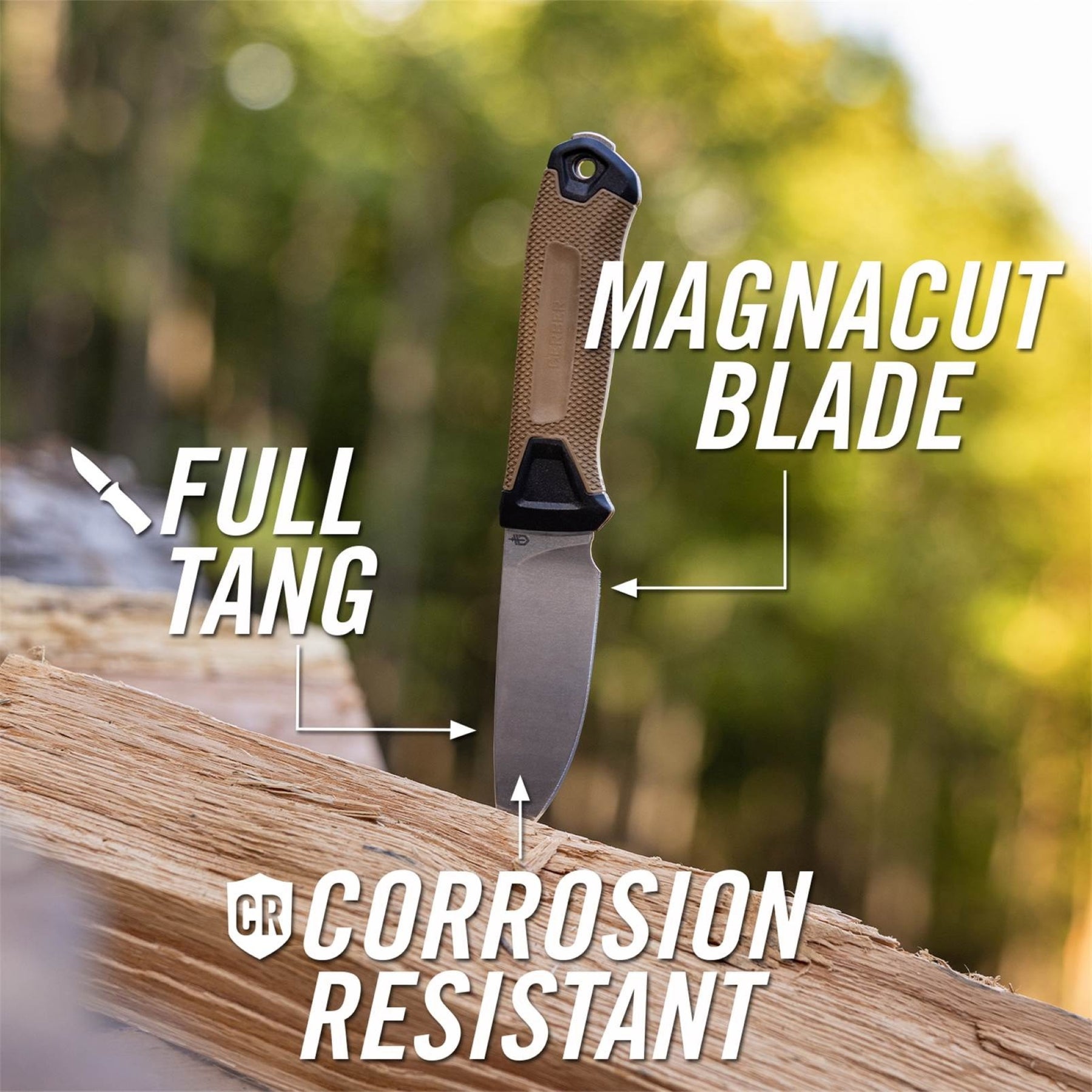 GERBER | STRONGARM CAMP MAGNACUT - Coltello a lama fissa - BackPacco - BP-GERBER-1075371