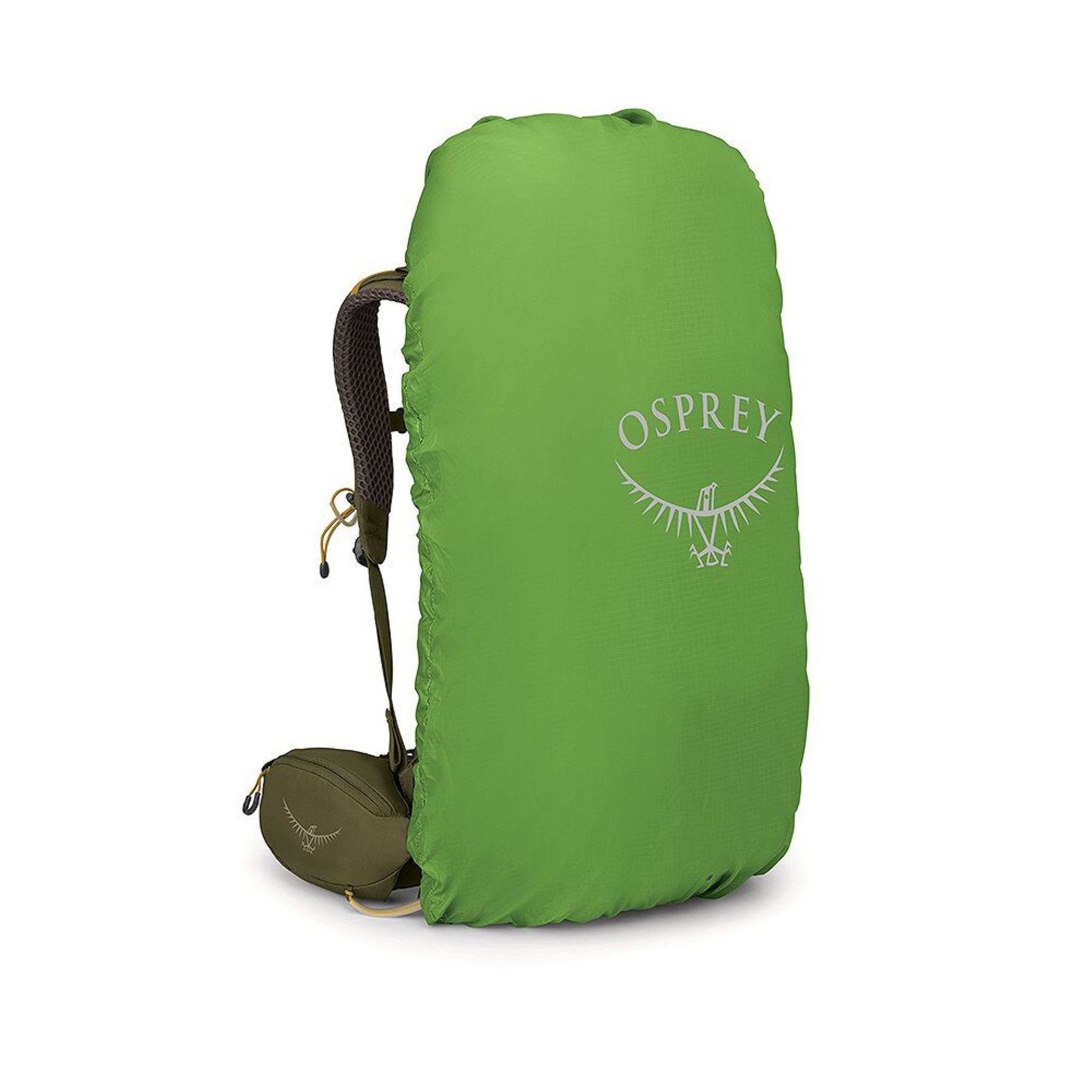 Osprey Kestrel 38 zaino uomo da trekking e hiking da 38 litri con schienale regolabile e traspirante AirScape, raincover integrata, scomparto inferiore per sacco a pelo, attacco bastoncini Stow-on-the-Go, cinghie di compressione e tasche con zip sulla cintura ventrale per escursioni.