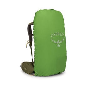 Osprey Kestrel 38 zaino uomo da trekking e hiking da 38 litri con schienale regolabile e traspirante AirScape, raincover integrata, scomparto inferiore per sacco a pelo, attacco bastoncini Stow-on-the-Go, cinghie di compressione e tasche con zip sulla cintura ventrale per escursioni.