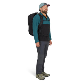 Zaino Osprey Metron AirSpeed 34 litri, zaino da ciclismo e pendolarismo con pannello dorsale AirSpeed ventilato per laptop e attrezzatura, su backpacco.it