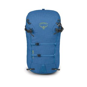 OSPREY Mutant 22 Zaino da alpinismo e arrampicata in Nylon riciclato 210D ad alta tenacità con rivestimento DWR. Leggero, 650g, schienale antineve, sistema ToolLock doppio per piccozze, cinturone rimovibile e porta corda interno per missioni veloci di un giorno.