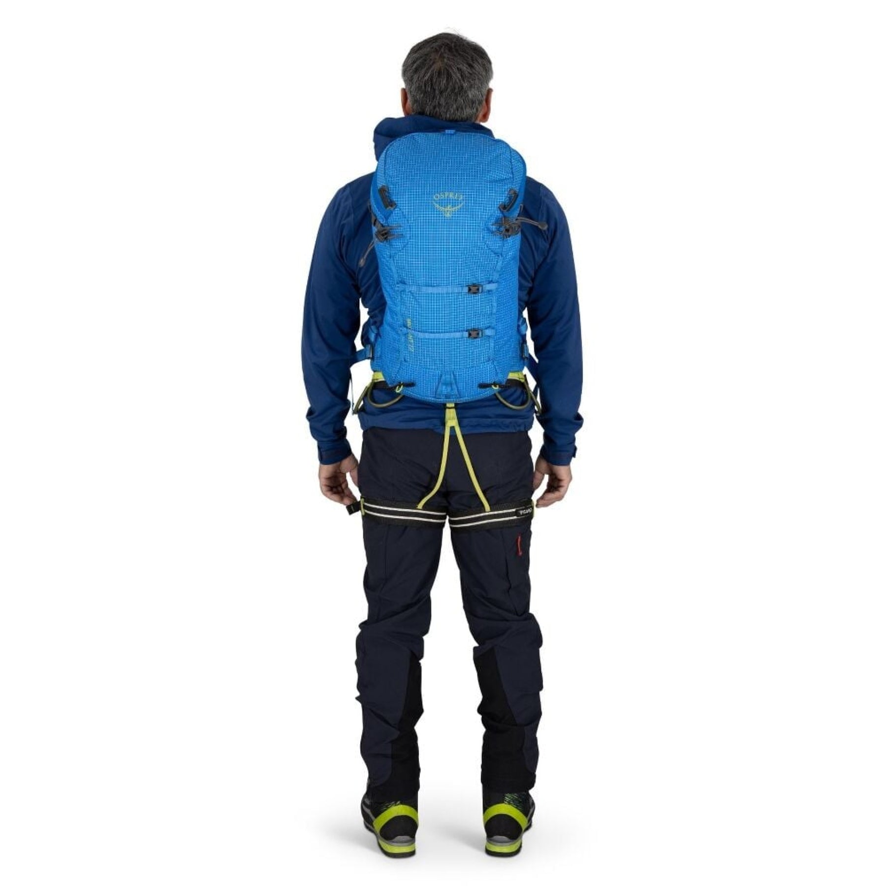 OSPREY Mutant 22 Zaino da alpinismo e arrampicata in Nylon riciclato 210D ad alta tenacità con rivestimento DWR. Leggero, 650g, schienale antineve, sistema ToolLock doppio per piccozze, cinturone rimovibile e porta corda interno per missioni veloci di un giorno.