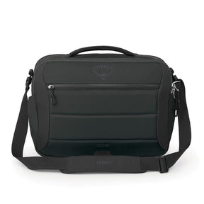 Osprey Ozone Brief Bag: Borsa da viaggio e business da 16 litri ultraleggera e funzionale. Dispone di scomparto imbottito per laptop fino a 16 pollici e tracolla rimovibile imbottita. Realizzata in nylon riciclato ad alta resistenza, ideale come borsa da ufficio o bagaglio a mano.