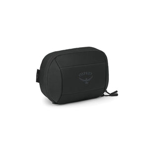 Osprey Ozone Toiletry Bag trousse da viaggio imbottita da 3 litri in nylon riciclato ripstop, dotata di scomparti interni in rete, gancio di sospensione integrato e rivestimento facile da pulire, ideale per organizzare accessori per l'igiene personale in valigia, hotel o campeggio.