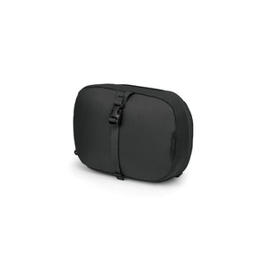 Osprey Ozone Toiletry Bag trousse da viaggio imbottita da 3 litri in nylon riciclato ripstop, dotata di scomparti interni in rete, gancio di sospensione integrato e rivestimento facile da pulire, ideale per organizzare accessori per l'igiene personale in valigia, hotel o campeggio.