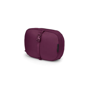 Osprey Ozone Toiletry Bag trousse da viaggio imbottita da 3 litri in nylon riciclato ripstop, dotata di scomparti interni in rete, gancio di sospensione integrato e rivestimento facile da pulire, ideale per organizzare accessori per l'igiene personale in valigia, hotel o campeggio.