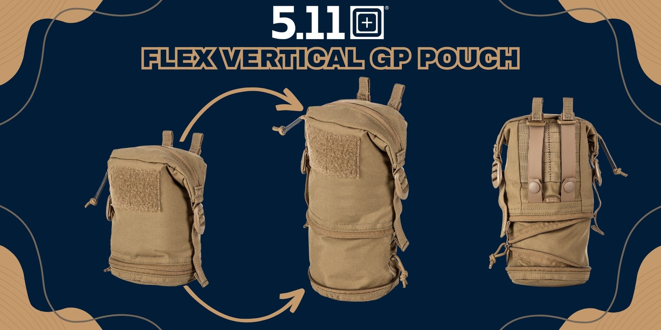 5.11 flex vertical gp pouch