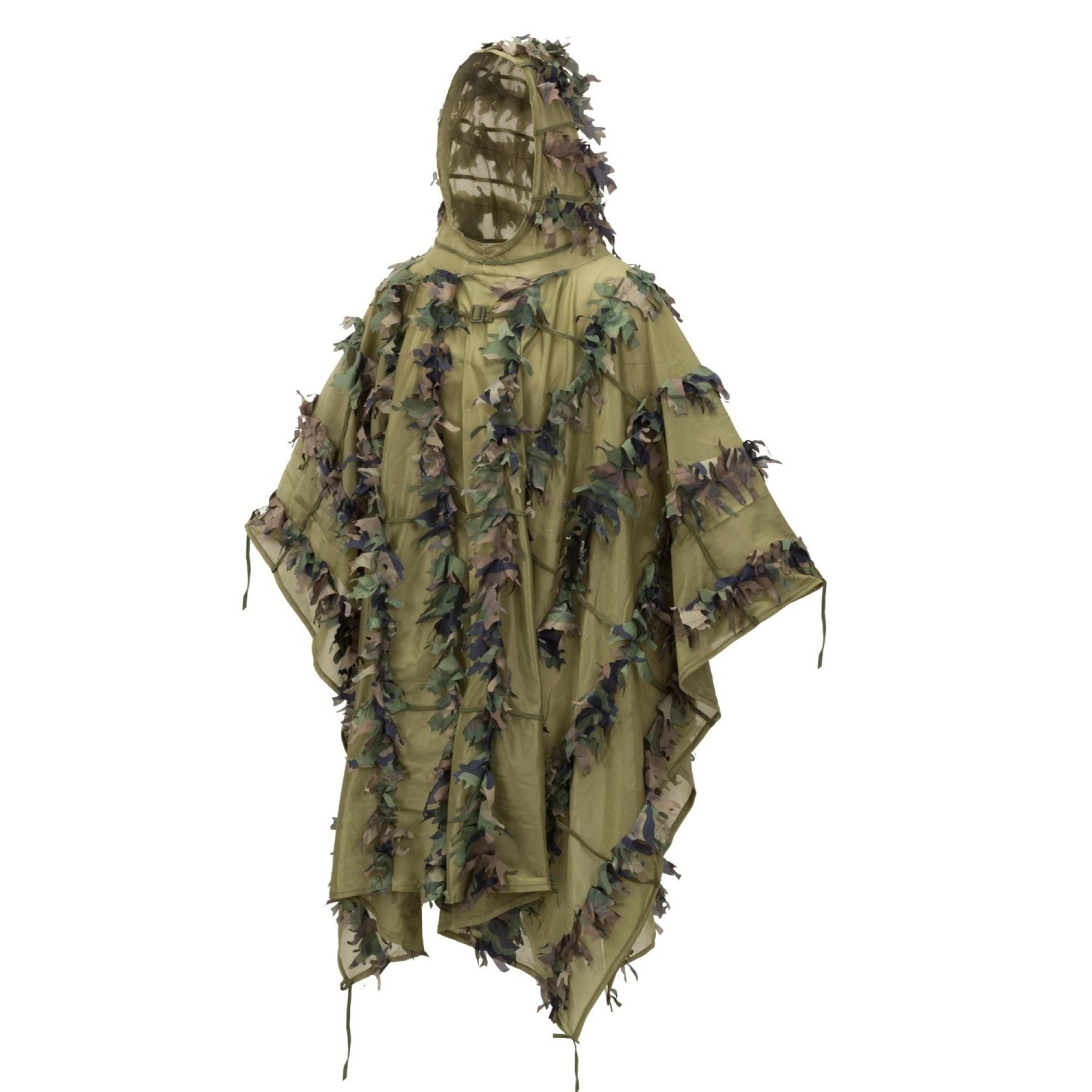 HELIKON-TEX | LEAF GHILLIE PONCHO - Poncho a rete con mimetismo 3D