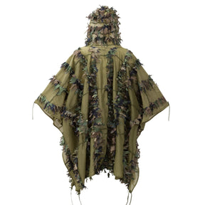 HELIKON-TEX | LEAF GHILLIE PONCHO - Poncho a rete con mimetismo 3D