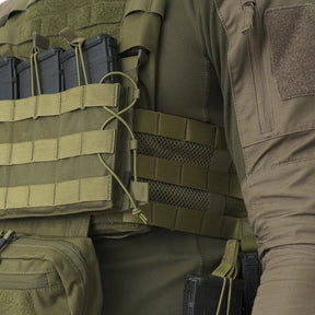 Fascia laterale Helikon-Tex Guardian Cummerbund per plate carrier, con pannellatura MOLLE/PALS, pannello scheletrico in Hypalon e rete strutturale, coppia di pannelli laterali