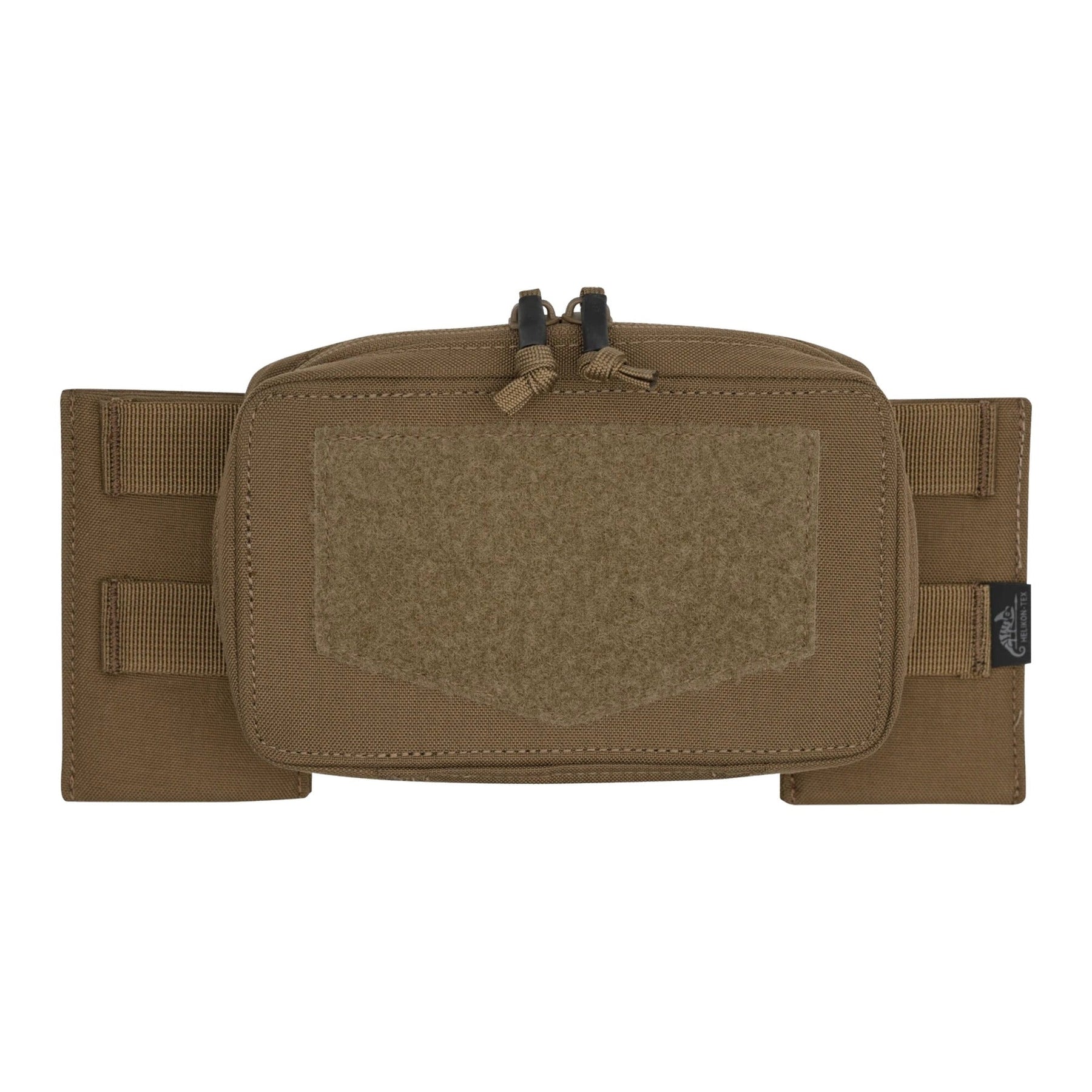 Pannello MOLLE Helikon-Tex Guardian Chest Panel in Cordura per chest rig, con cinghia pettorale integrata e retina in poliestere, vista frontale del pannello
