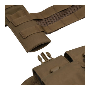 Pannello MOLLE Helikon-Tex Guardian Chest Panel in Cordura per chest rig, con cinghia pettorale integrata e retina in poliestere, superficie MOLLE del pannello