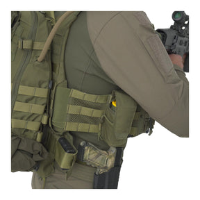 Fascia laterale Helikon-Tex Guardian Cummerbund Quick Release per plate carrier, con fibbie a sgancio rapido, pannellatura MOLLE/PALS e rete strutturale, rete strutturale