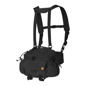 Marsupio tattico Helikon-Tex Foxtrot Mk2 Belt Rig da 6 litri in Cordura, con bretelle staccabili, cintura da 50 mm, tasche laterali e pannellatura MOLLE/PALS, colore Black
