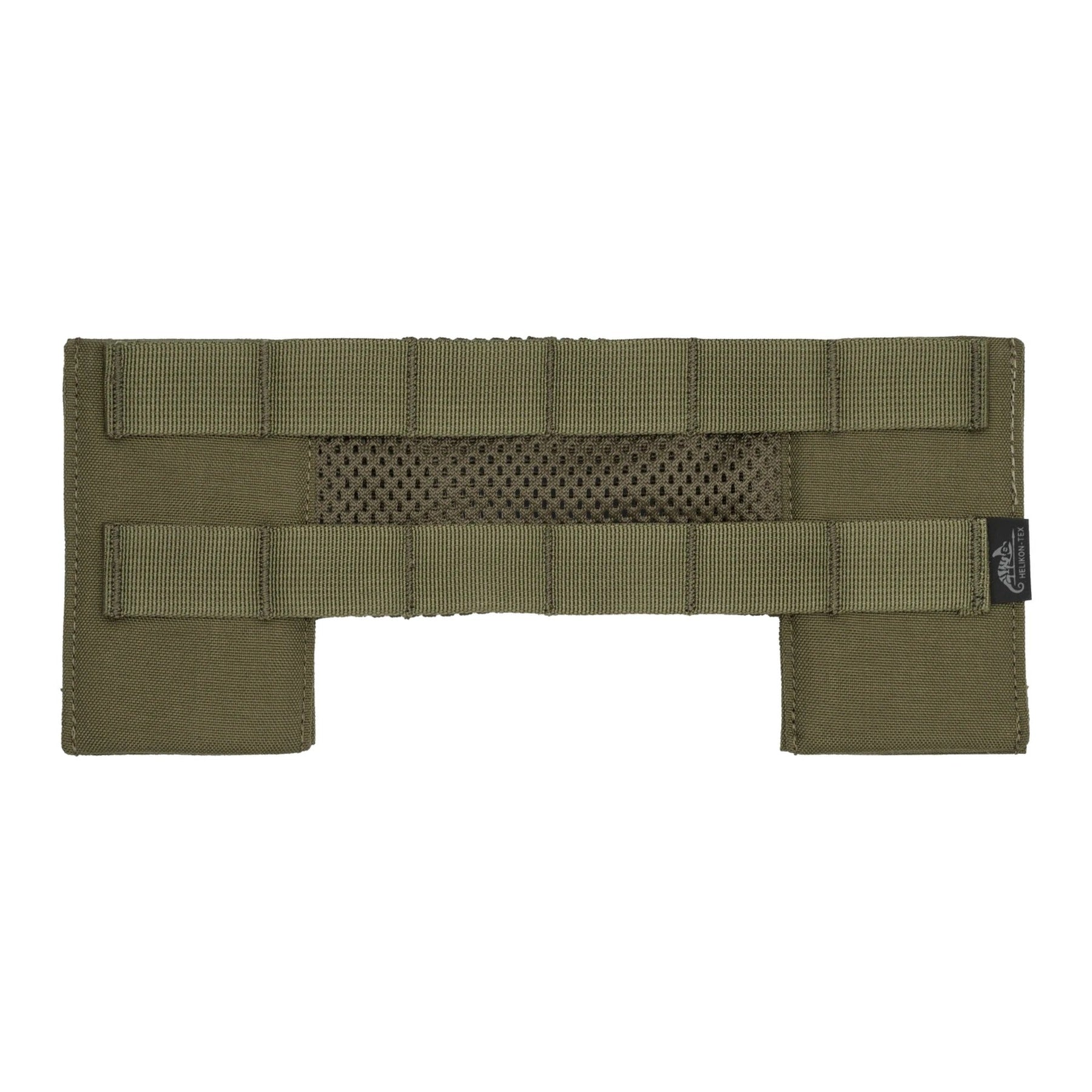 Pannello MOLLE Helikon-Tex Guardian Chest Panel in Cordura per chest rig, con cinghia pettorale integrata e retina in poliestere, colore OD Green