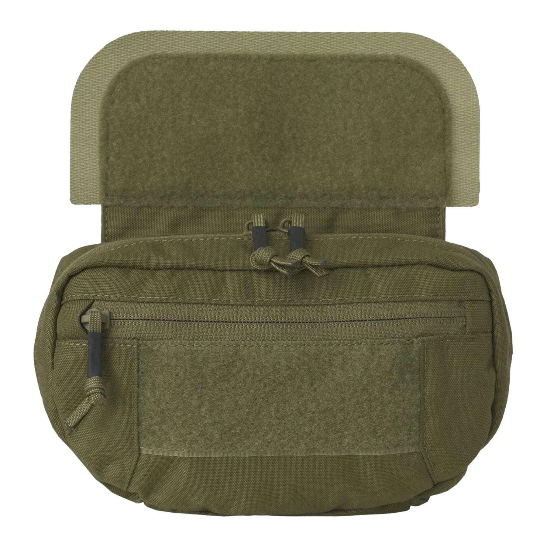 Tasca dangler Helikon-Tex Guardian in Cordura 500D per plate carrier, con organizer interno, cerniera a doppio cursore e pannellatura MOLLE/PALS, colore OD Green