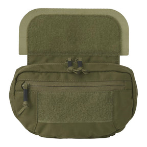 Tasca dangler Helikon-Tex Guardian in Cordura 500D per plate carrier, con organizer interno, cerniera a doppio cursore e pannellatura MOLLE/PALS, colore OD Green