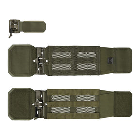 Fascia laterale Helikon-Tex Guardian Cummerbund Quick Release per plate carrier, con fibbie a sgancio rapido, pannellatura MOLLE/PALS e rete strutturale, colore OD Green
