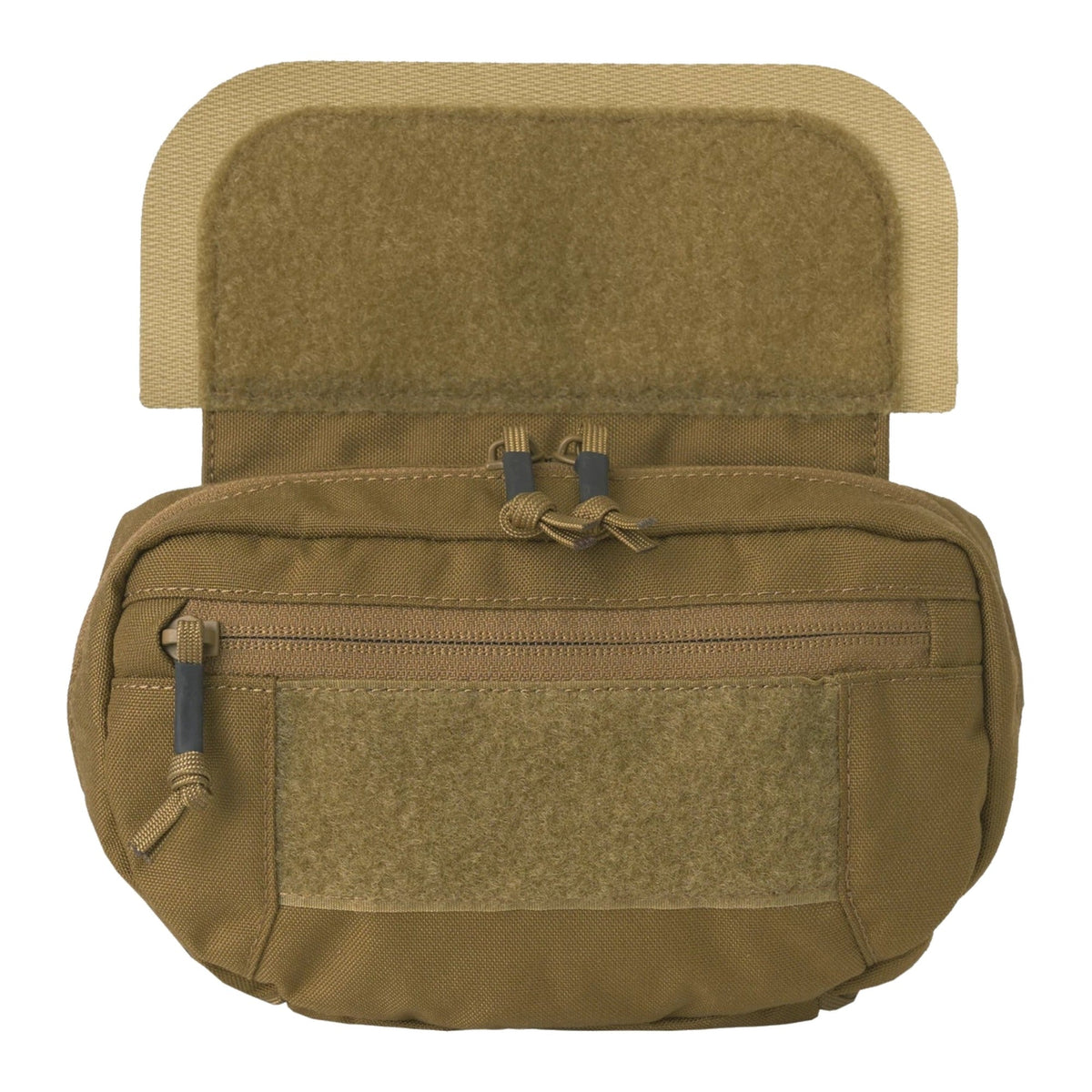 Tasca dangler Helikon-Tex Guardian in Cordura 500D per plate carrier, con organizer interno, cerniera a doppio cursore e pannellatura MOLLE/PALS, colore Coyote
