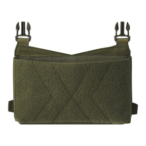 Pannello frontale Helikon-Tex Guardian Kangaroo Flap in Cordura per plate carrier, con tasca a scatola, superficie velcro e aggancio a due fibbie, colore OD Green