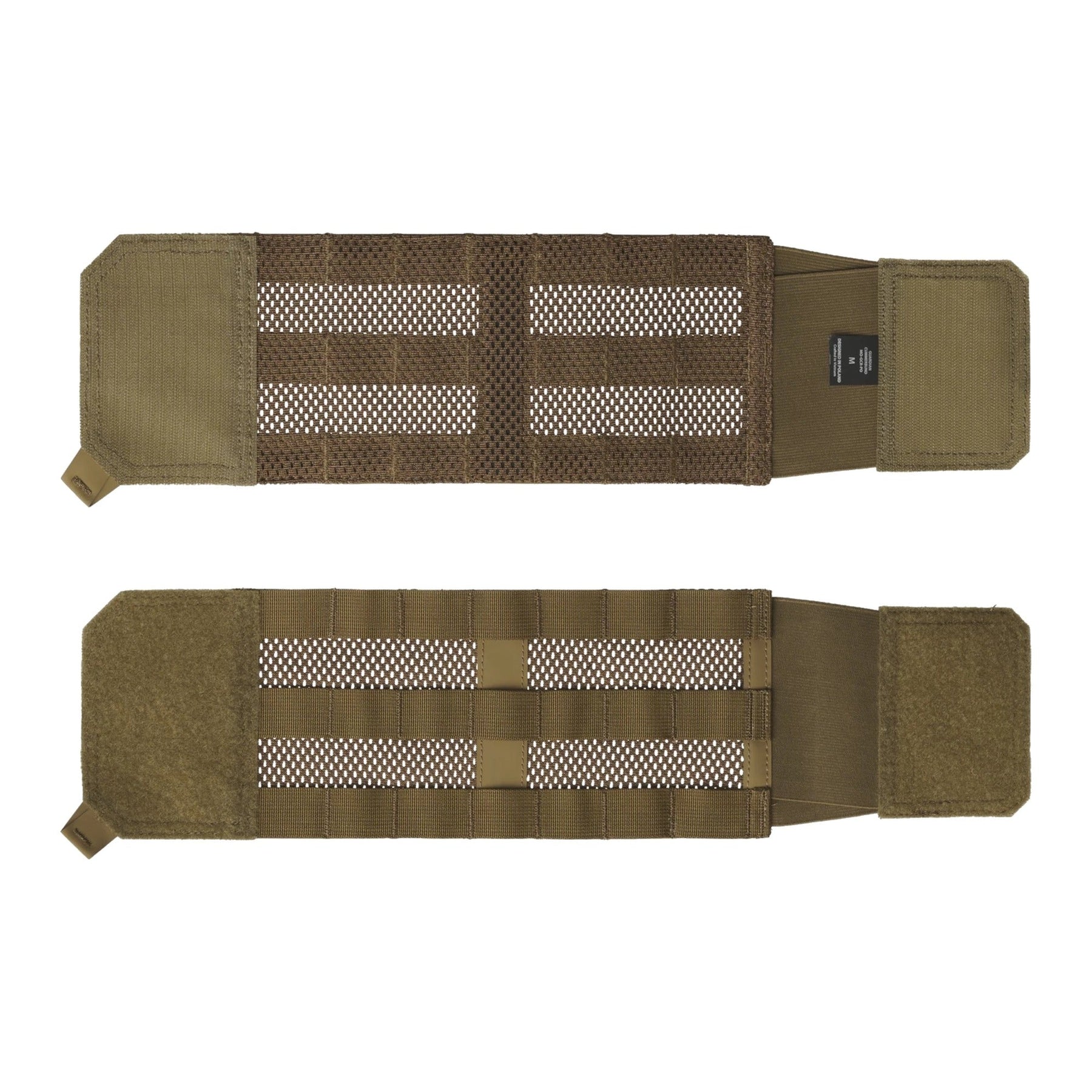Fascia laterale Helikon-Tex Guardian Cummerbund per plate carrier, con pannellatura MOLLE/PALS, pannello scheletrico in Hypalon e rete strutturale, colore Coyote