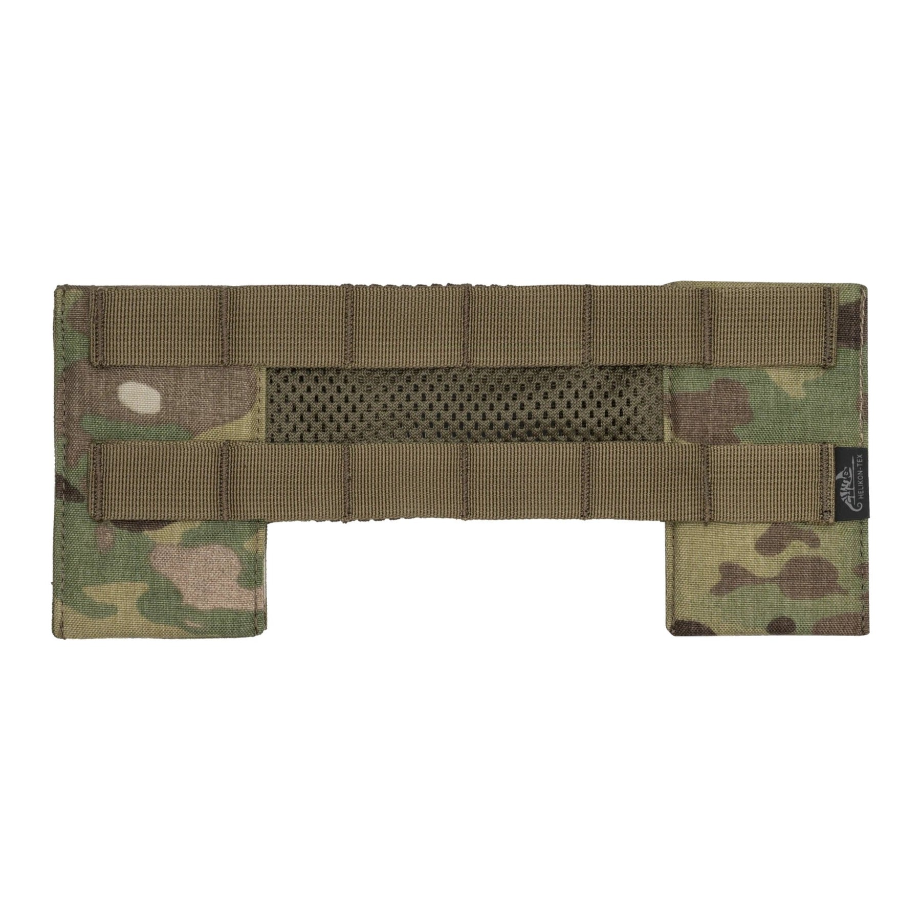 Pannello MOLLE Helikon-Tex Guardian Chest Panel in Cordura per chest rig, con cinghia pettorale integrata e retina in poliestere, colore Multicam