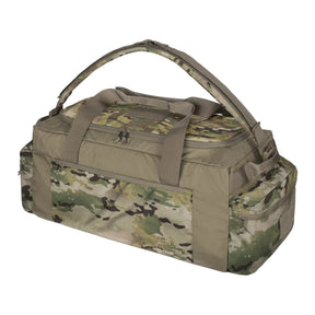 Borsone tattico Helikon-Tex Enlarged Urban Training Bag da 97,5 litri in Cordura 500D, comprimibile dentro una sua tasca, con tracolla imbottita e pannello velcro, colore Multicam Adaptive Green