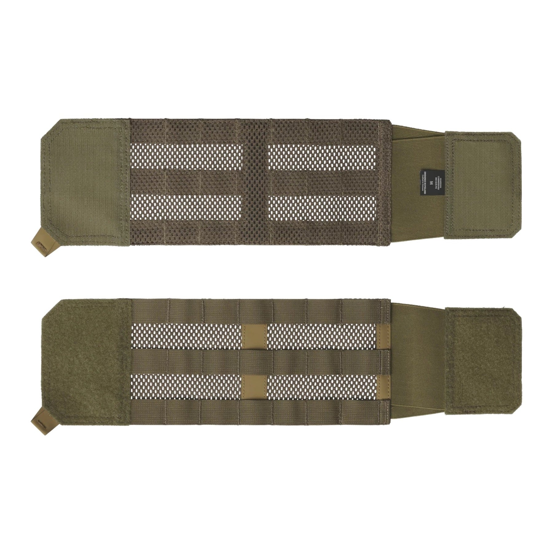 Fascia laterale Helikon-Tex Guardian Cummerbund per plate carrier, con pannellatura MOLLE/PALS, pannello scheletrico in Hypalon e rete strutturale, colore Adaptive Green