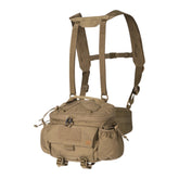 Marsupio tattico Helikon-Tex Foxtrot Mk2 Belt Rig da 6 litri in Cordura, con bretelle staccabili, cintura da 50 mm, tasche laterali e pannellatura MOLLE/PALS, colore Coyote